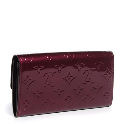 Louis Vuitton Vernis Sarah Wallet Rouge Fauviste 3 of 8