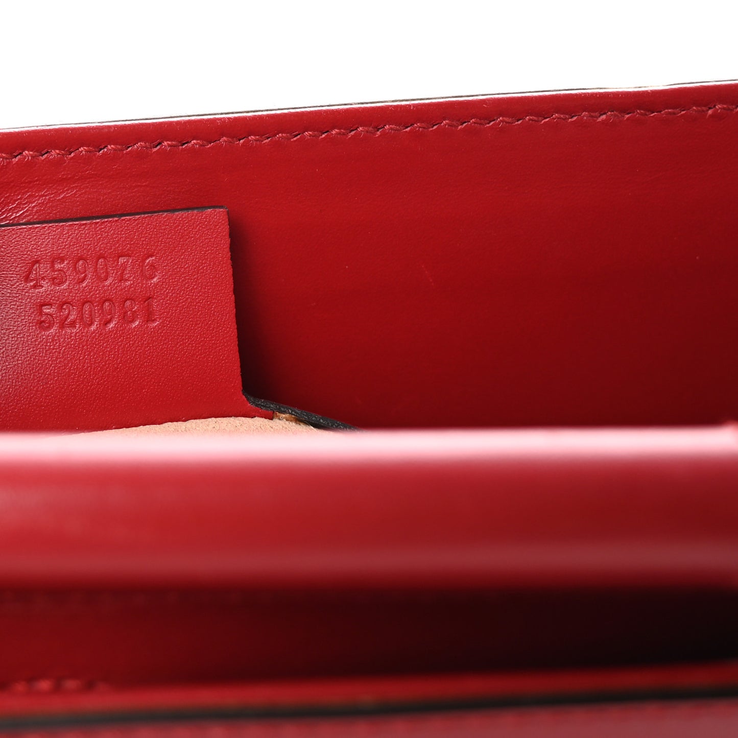 Nappa Bamboo Web Small Nymphaea Top Handle Bag Hibiscus Red