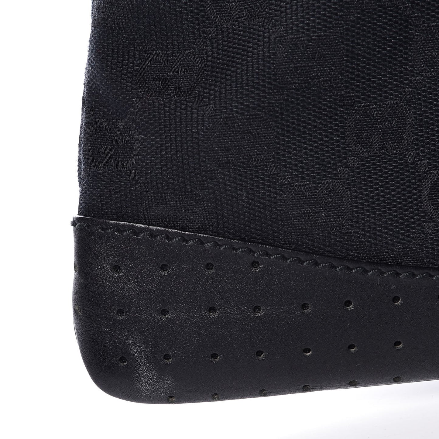 Monogram Small Perforated Messenger Black