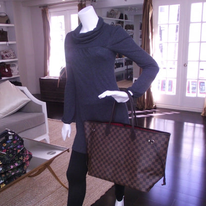 Louis Vuitton Damier Ebene Neverfull GM 2 of 9