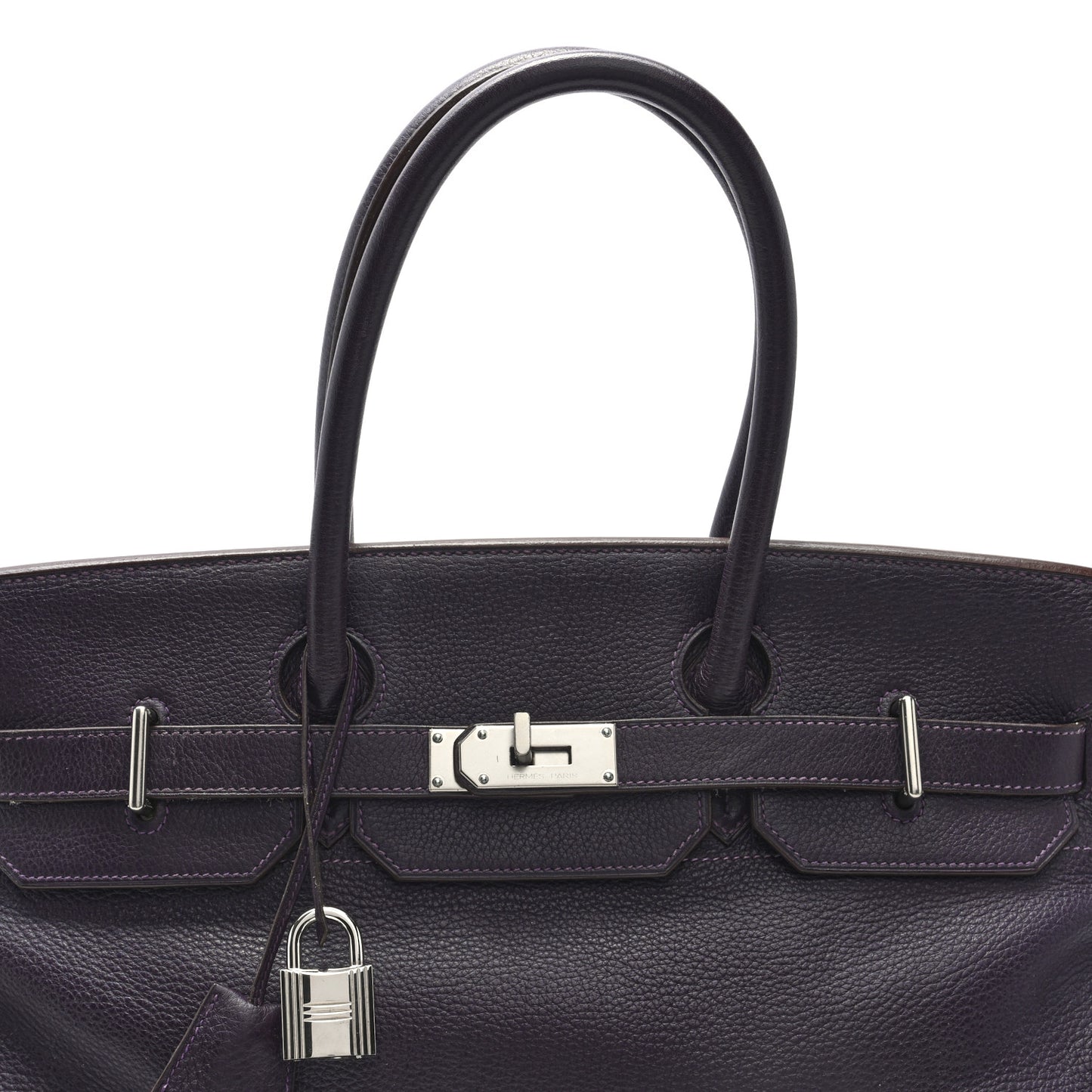 Taurillon Clemence JPG Birkin 42 Raisin