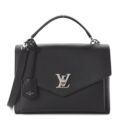 Louis Vuitton Soft Calfskin My Lockme Top Handle Black 1 of 7