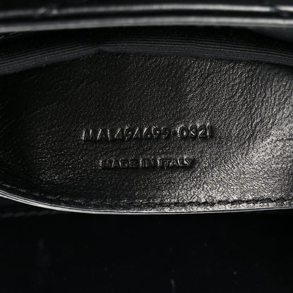 Saint Laurent Calfskin Y Quilted Monogram Monochrome Small Loulou Chain Satchel Black 8 of 11