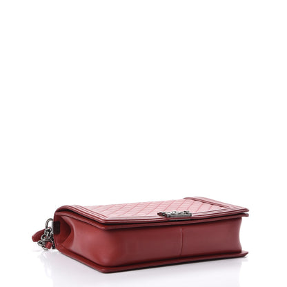 Chanel Lambskin Quilted Large Boy Flap Red 4 of 7