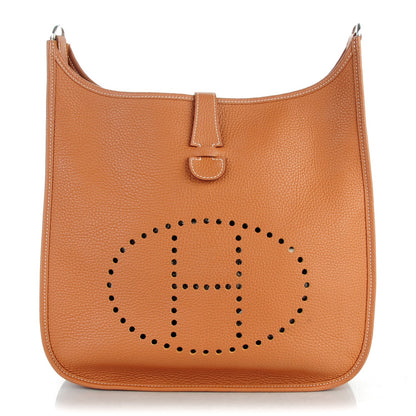 Hermes Taurillon Clemence Evelyne III GM Gold 1 of 7