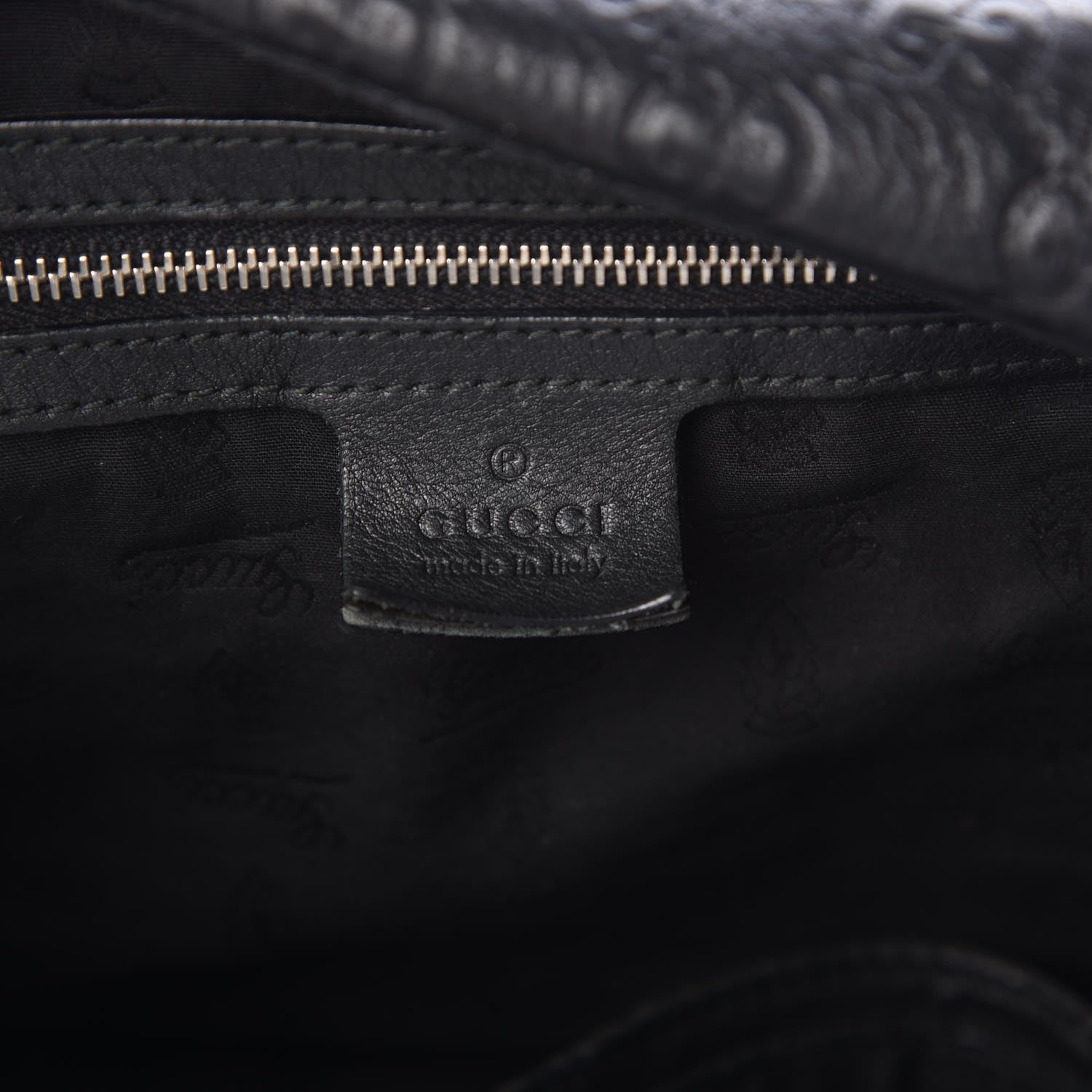 Gucci Guccissima Large GG Twins Hobo Black 6 of 13