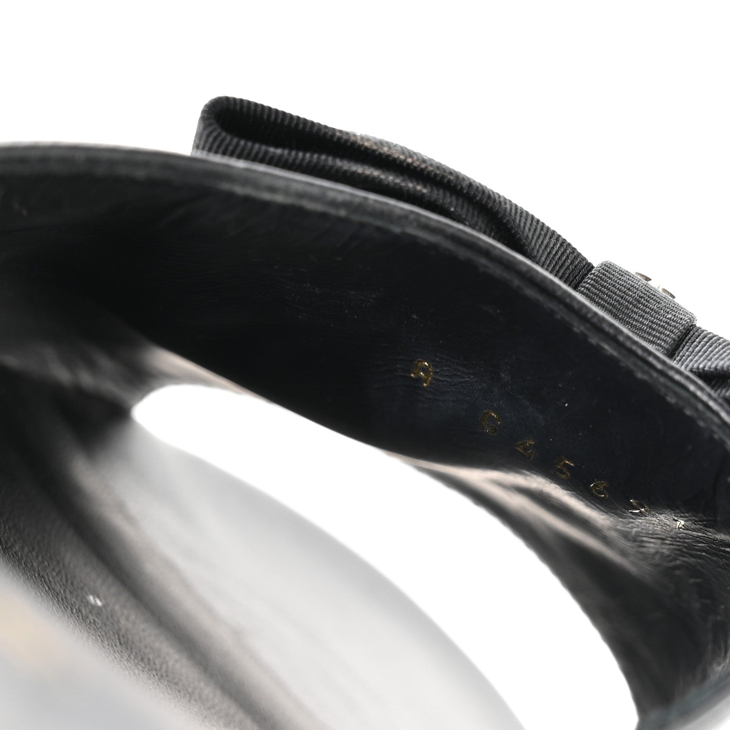 Chanel Lambskin Grosgrain Bow CC Mules 40 Black 16 of 16