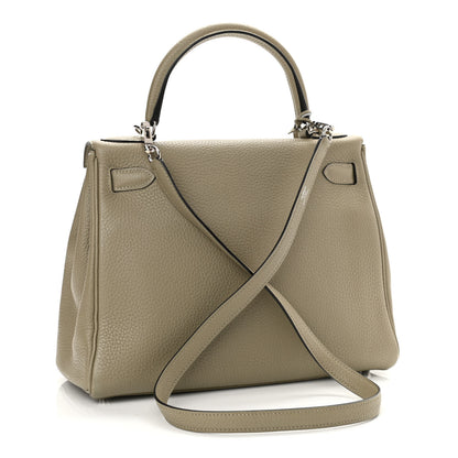 Hermes Taurillon Clemence Kelly Retourne 28 Sauge 3 of 12