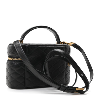 Saint Laurent Lambskin Quilted Mini Gaby Vanity Case Black 3 of 10