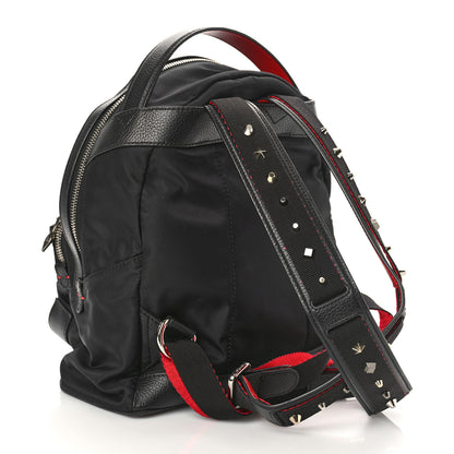 Christian Louboutin Nylon Calfskin Love Small Backloubi Backpack Black 3 of 9