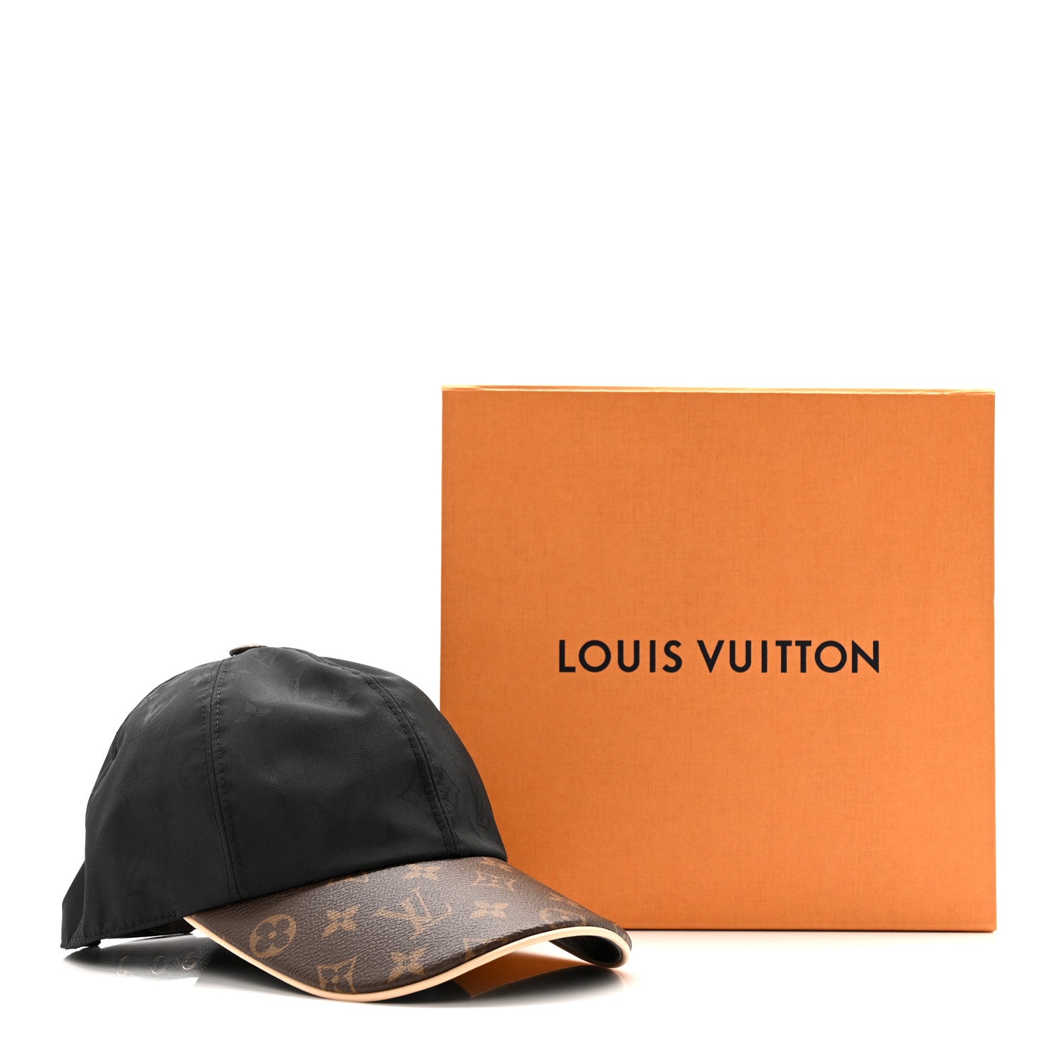 Louis Vuitton Polyester Silk Monogram LV Get Ready Cap M Black 9 of 9