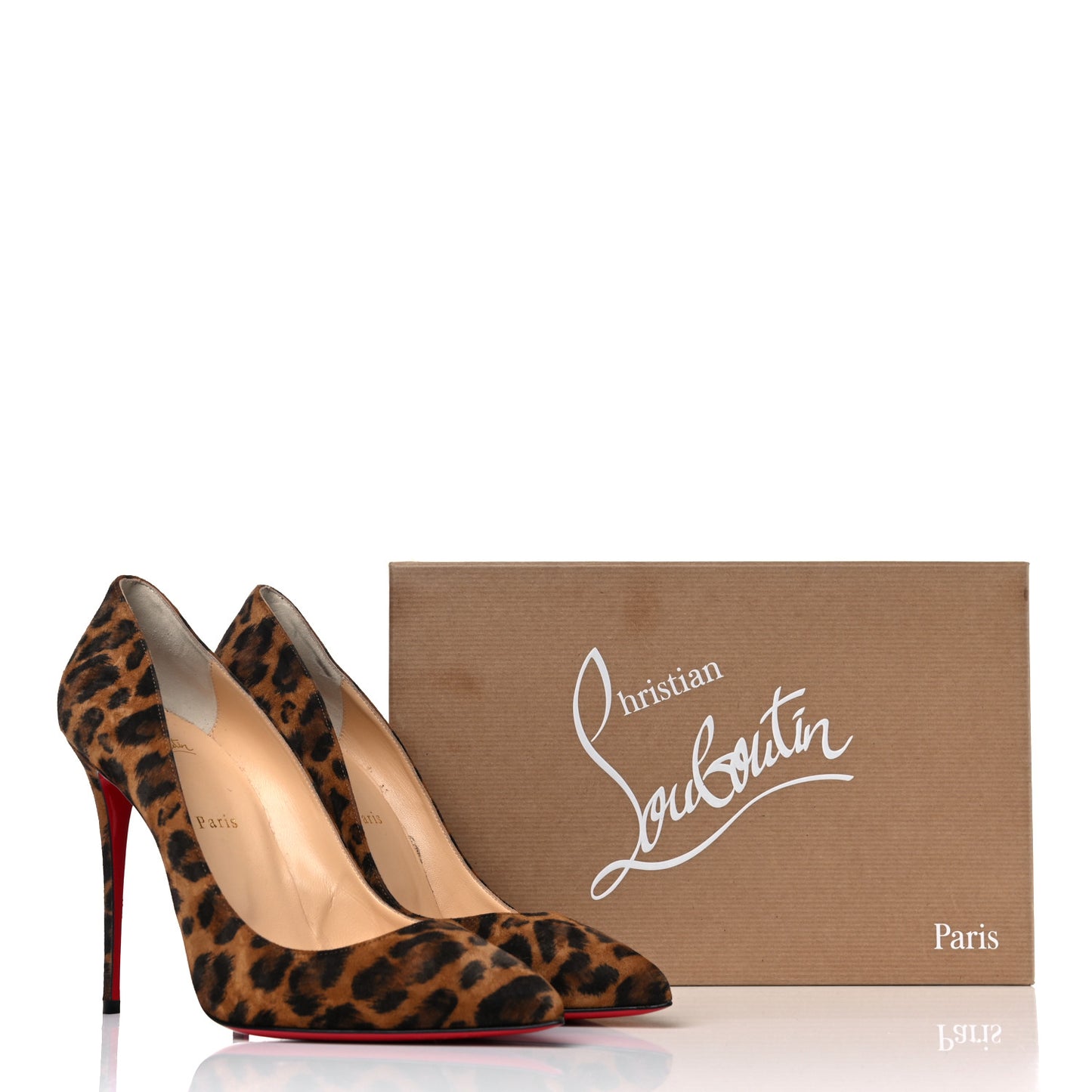 Veau Velours Pigalle Follies 100 Pumps 41 Leopard