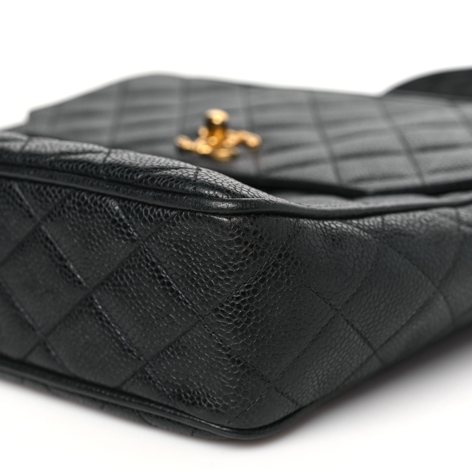 Chanel Caviar Quilted Flap Camera Case Black 11 of 11