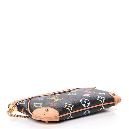 Louis Vuitton Monogram Multicolor Pochette Milla MM Black 4 of 10