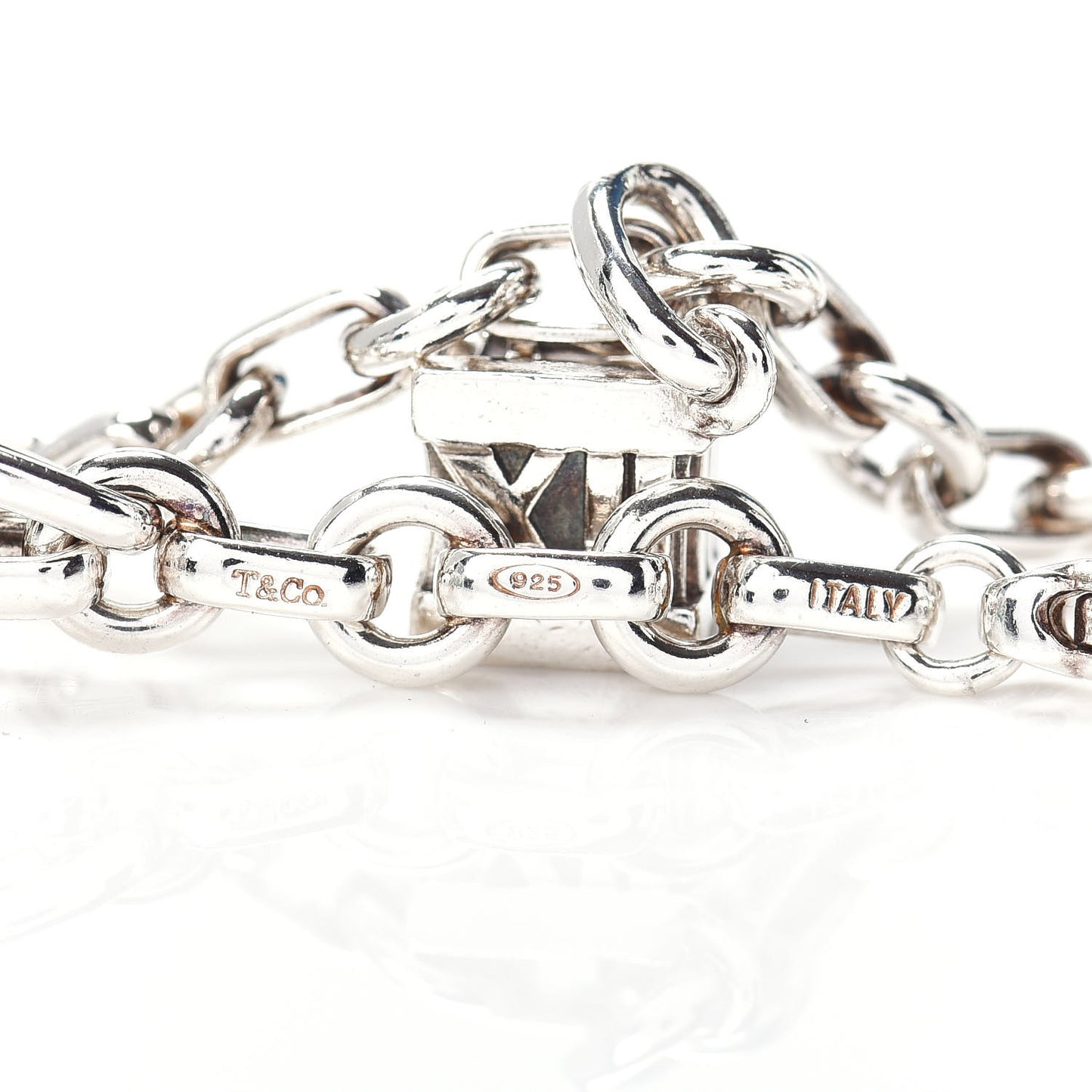 Sterling Silver Atlas Charm Bracelet
