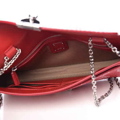 MCM Visetos Monogram Medium Millie Crossbody Bag Ruby Red 5 of 10