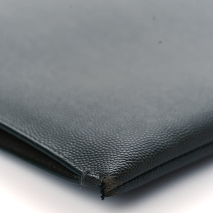 Saint Laurent Grain De Poudre Zipped Tablet Holder Khaki 8 of 9