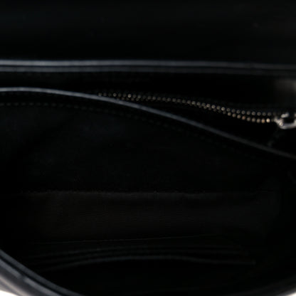 Saint Laurent Calfskin Y Quilted Monogram Toy Loulou Crossbody Bag Black 5 of 12