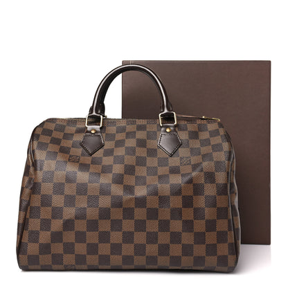 Louis Vuitton Damier Ebene Speedy 30 8 of 8