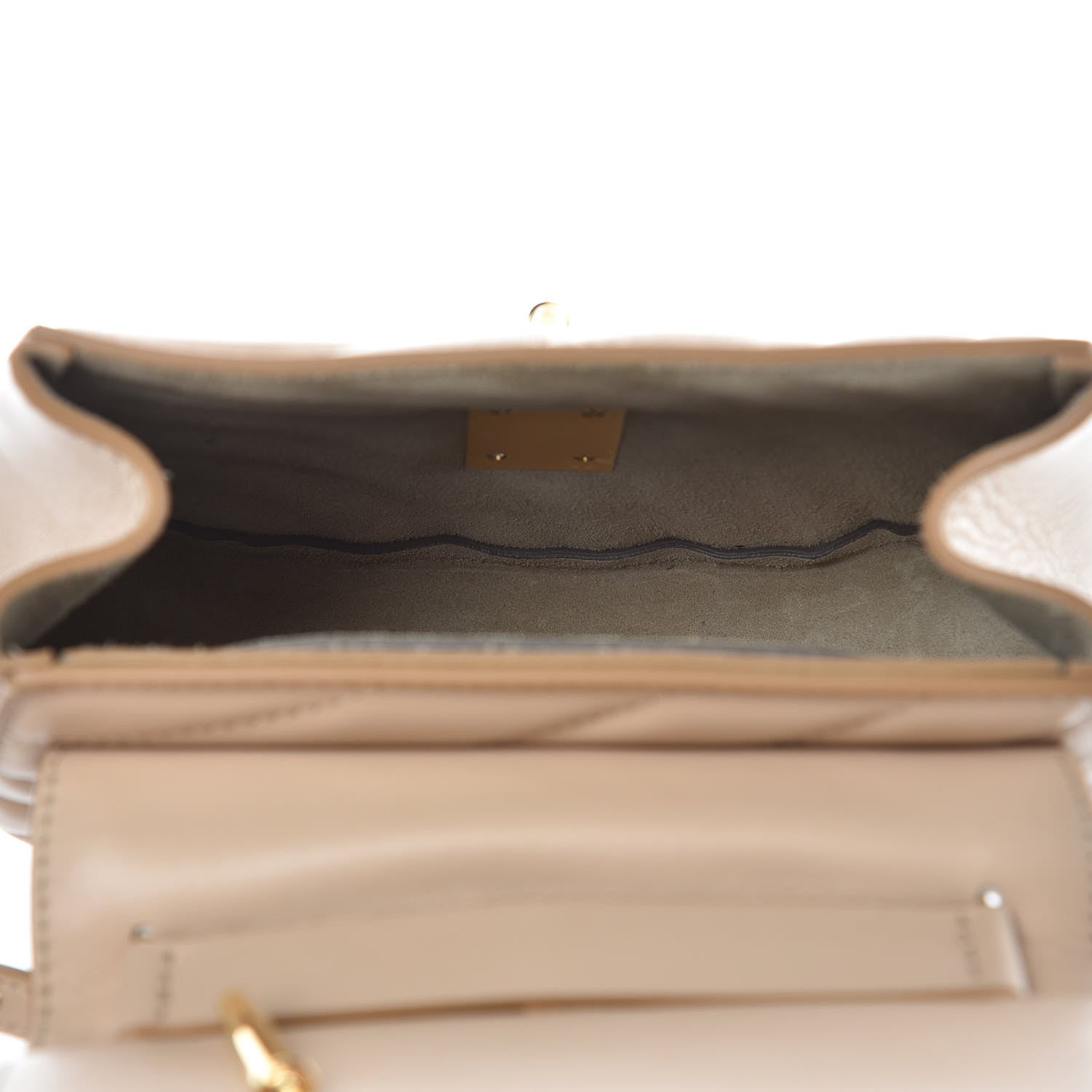 Chloe Calfskin Quilted Mini Drew Bijou Shoulder Bag Pearl Beige 5 of 9