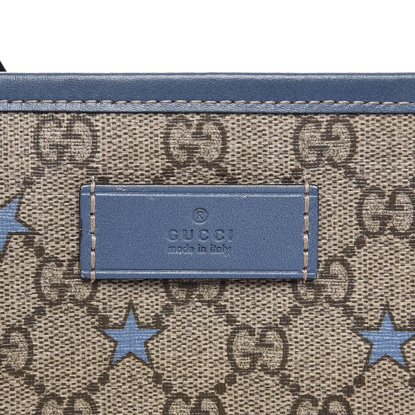 GG Supreme Stars Tote Blue