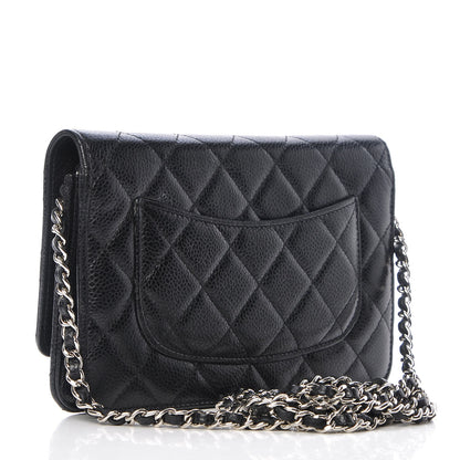 Chanel Caviar Quilted Wallet On Chain WOC Black 3 of 10