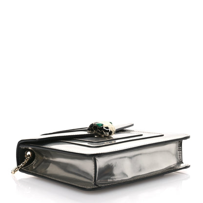 Bulgari Metallic Calfskin Serpenti Forever Crossbody Bag Silver 5 of 11