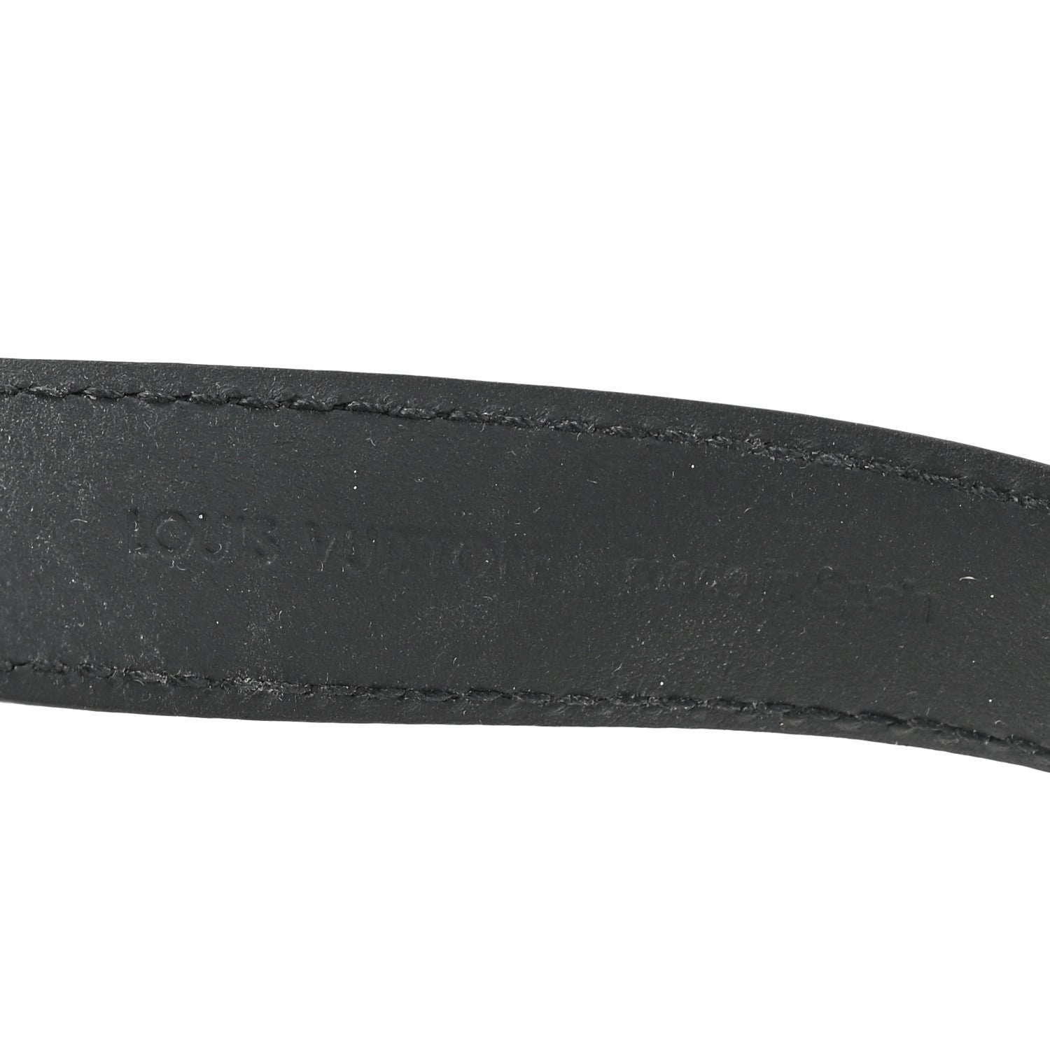 Louis Vuitton Monogram Eclipse LV Slim Bracelet 19 4 of 7