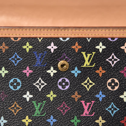 Louis Vuitton Monogram Multicolor Porte Tresor International Wallet Black 7 of 16