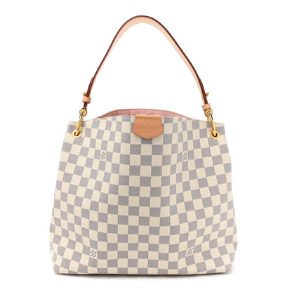 Louis Vuitton Damier Azur Graceful PM Rose Ballerine 1 of 12