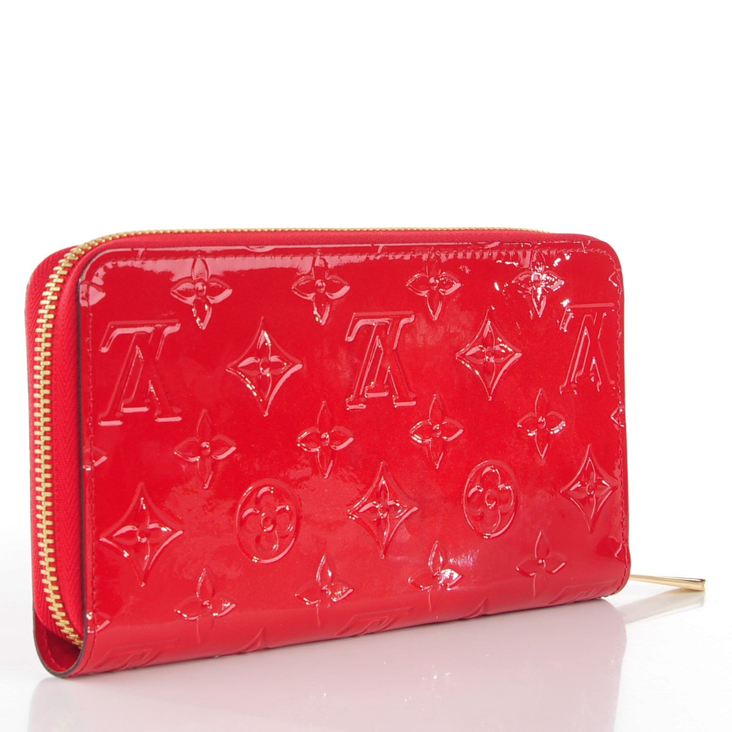 Louis Vuitton Vernis Zippy Wallet Cherry 3 of 8