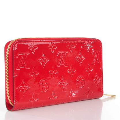 Louis Vuitton Vernis Zippy Wallet Cherry 3 of 8