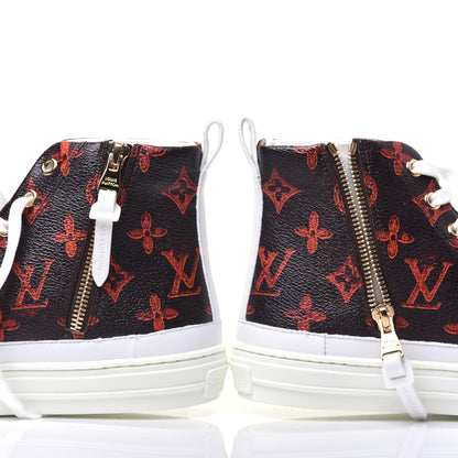 Louis Vuitton Catogram Stellar Sneaker Boots 37.5 Marron 11 of 11