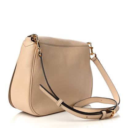 Marc Jacobs Calfskin Empire City Messenger Crossbody Beige 3 of 12