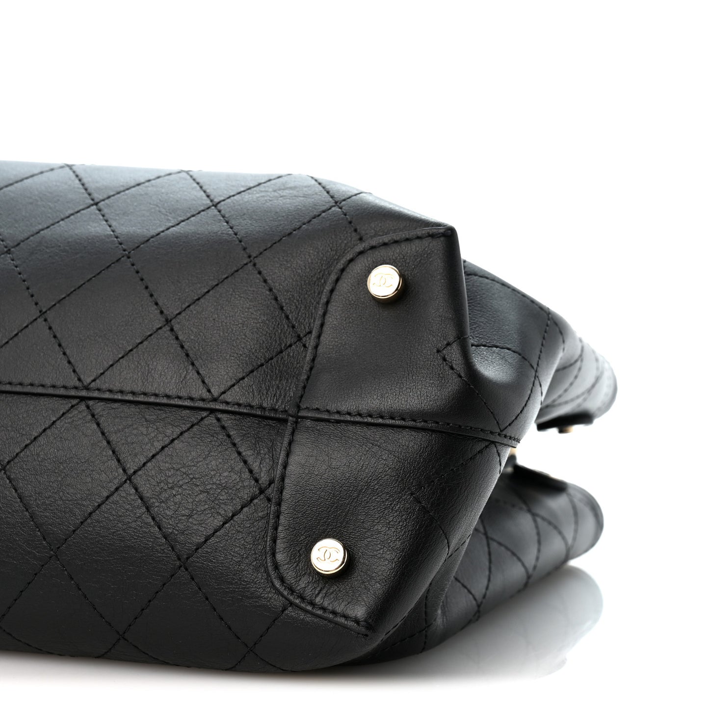 Calfskin Serial Shopper Tote Black