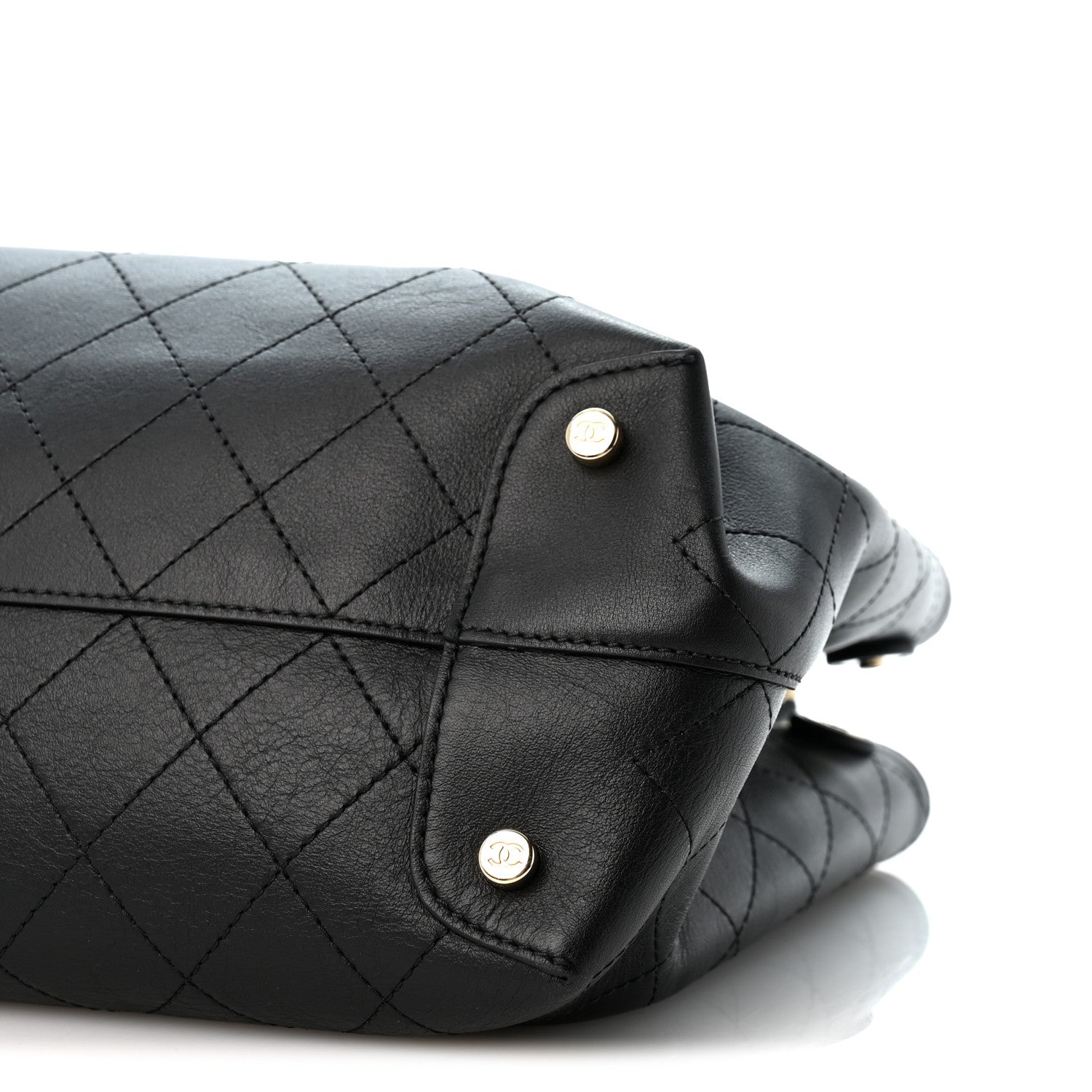 Chanel Calfskin Serial Shopper Tote Black 10 of 14