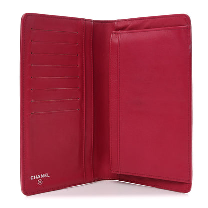 Chanel Caviar Sevruga Yen Wallet Red 5 of 13