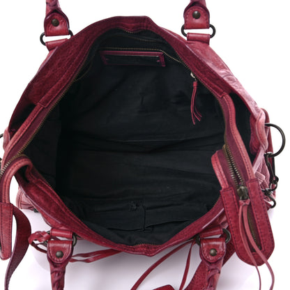 Balenciaga Agneau Classic Hardware City Cassis 4 of 17