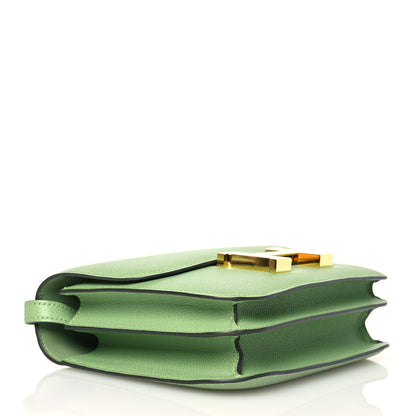 Hermes Epsom Constance 18 Vert Criquet 4 of 18