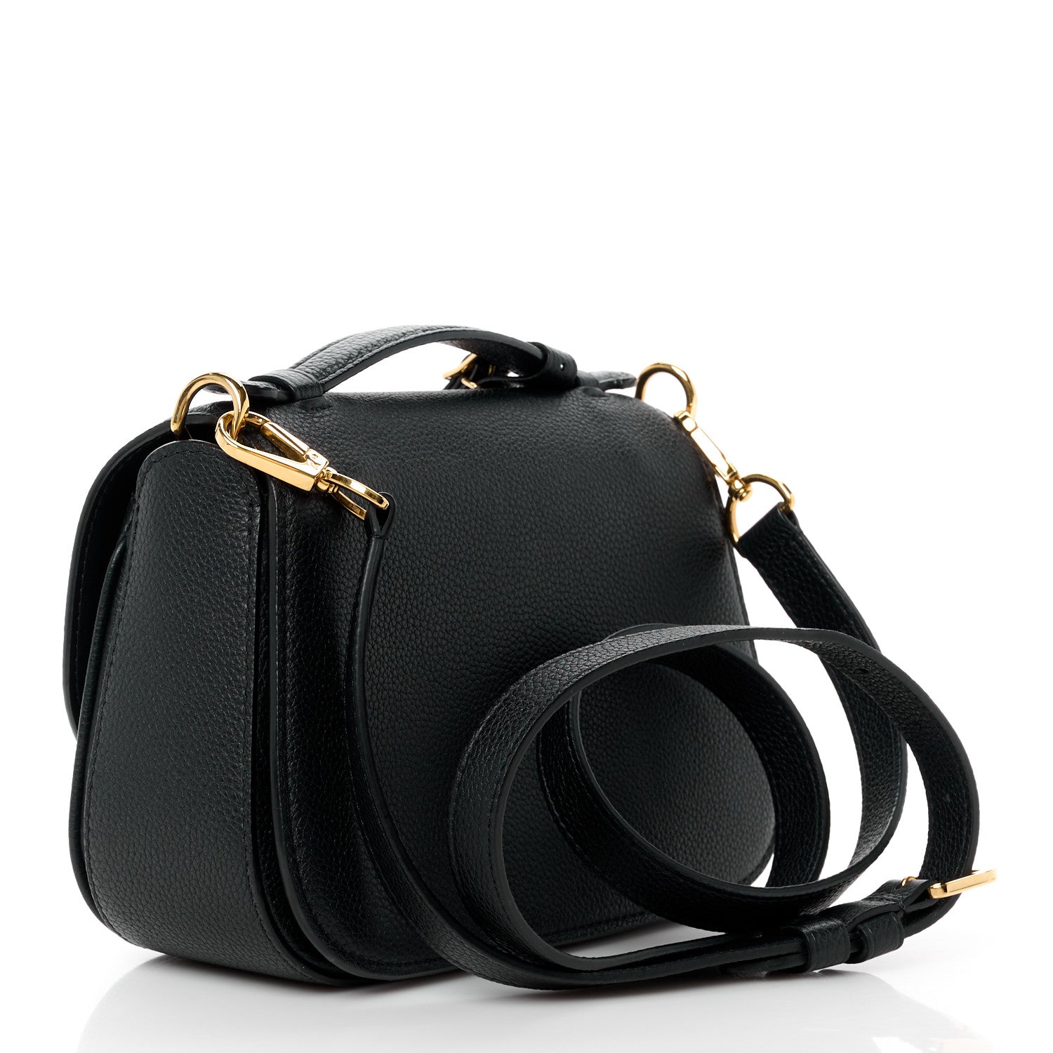 Louis Vuitton Grained Calfskin Vivienne NM Black 2 of 11