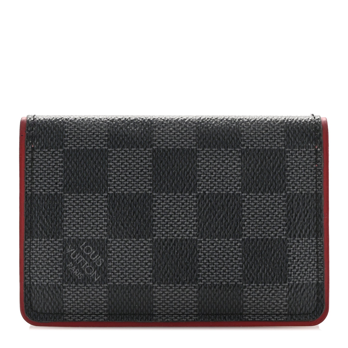 Damier Graphite Pocket Organizer Bordeaux
