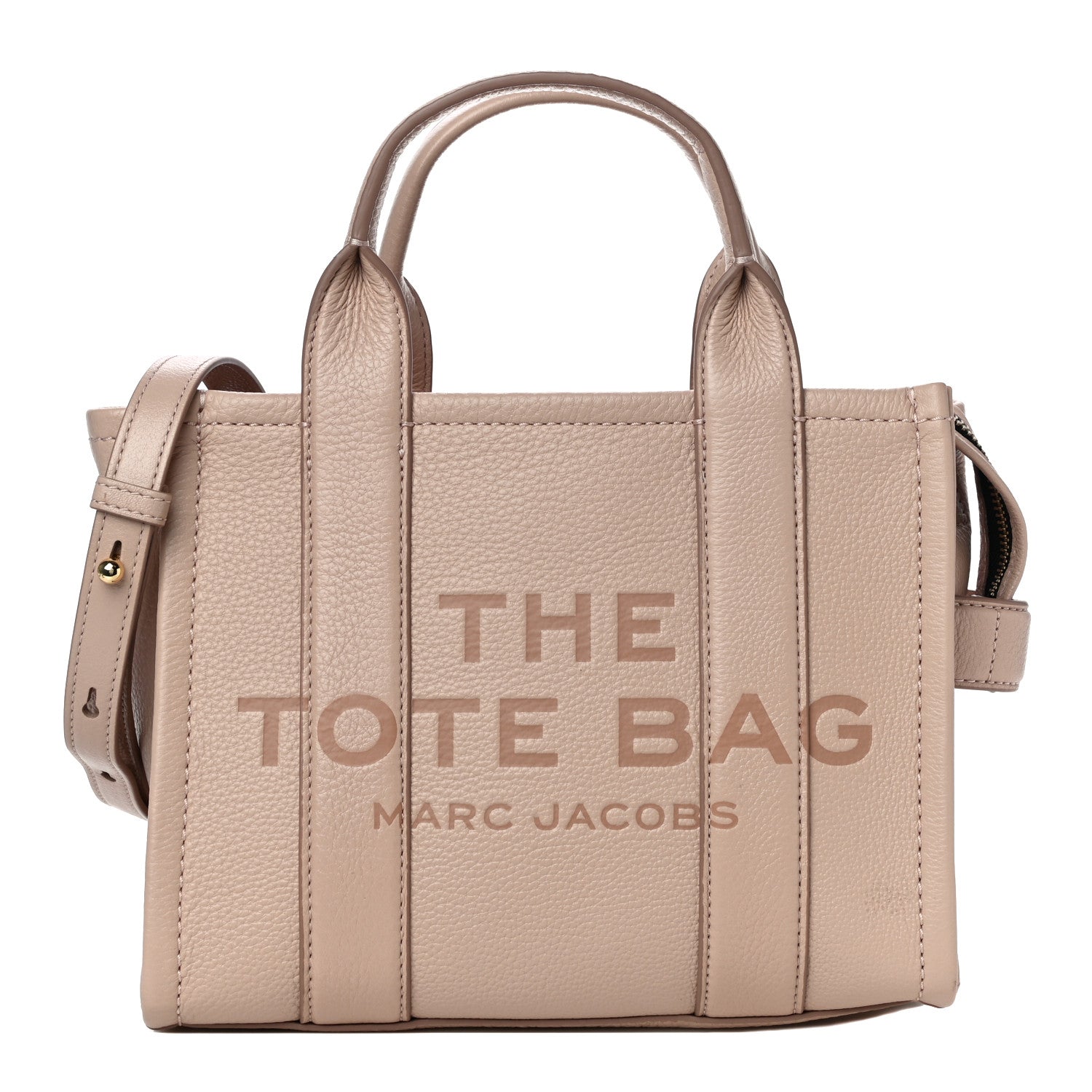 Marc Jacobs Grained Calfskin Small The Tote Bag Rose Dust 1 of 9