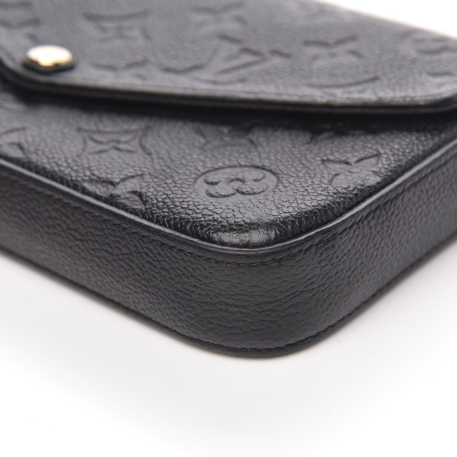 Louis Vuitton Empreinte Pochette Felicie Chain Wallet Black 9 of 9