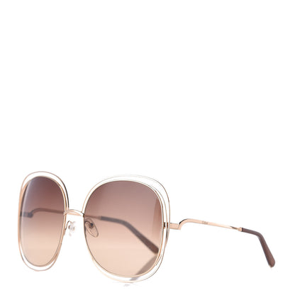 Chloe Oversized Round Sunglasses CE126S Gold 1 of 7
