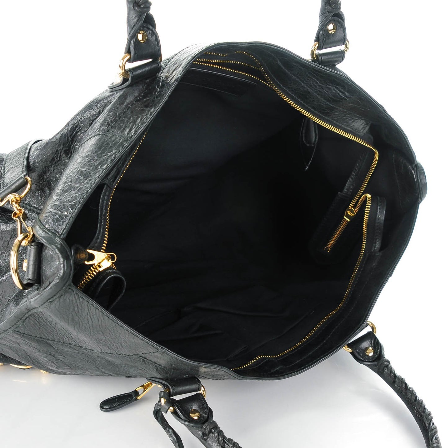 Agneau Giant 12 Gold Hardware Part Time Black