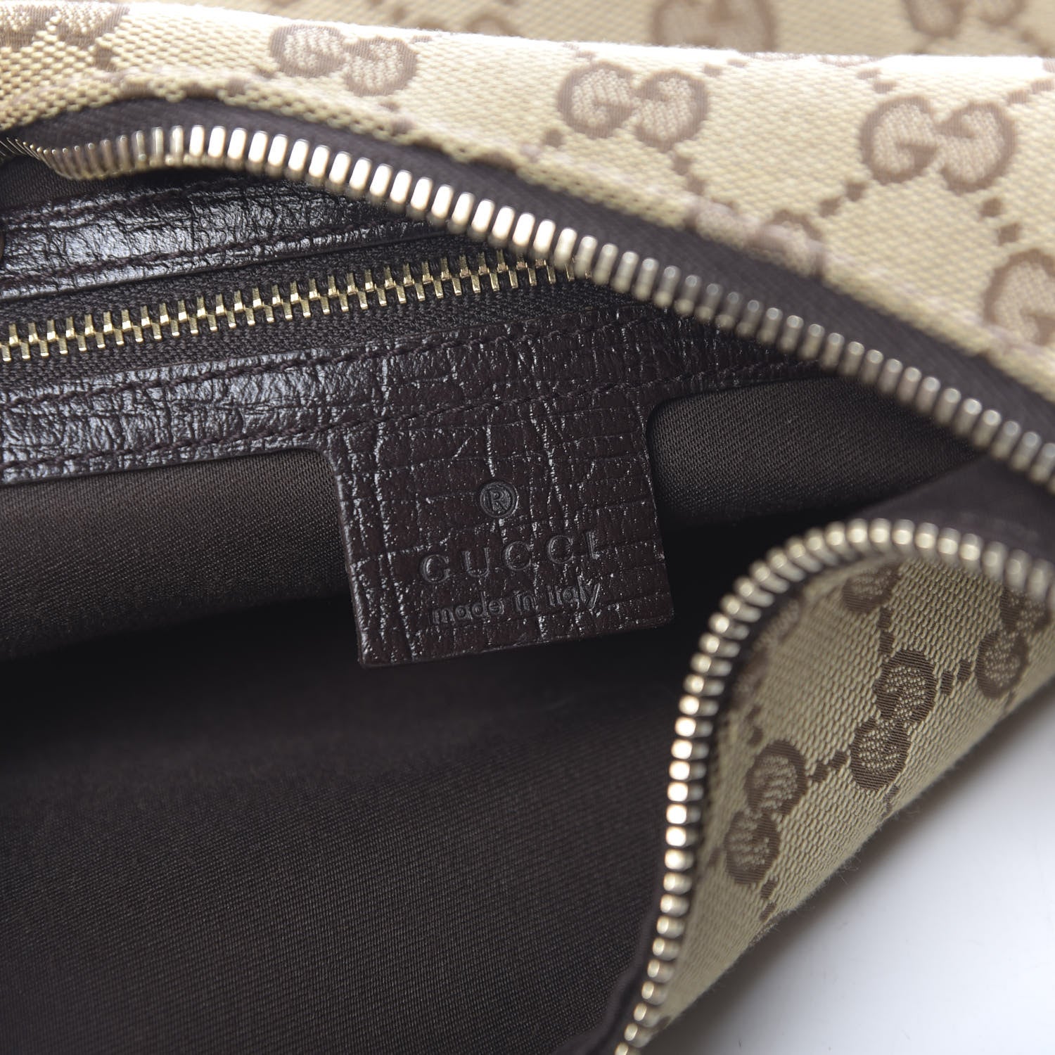 Gucci Monogram Medium Horsebit Chain Hobo Dark Brown 6 of 11