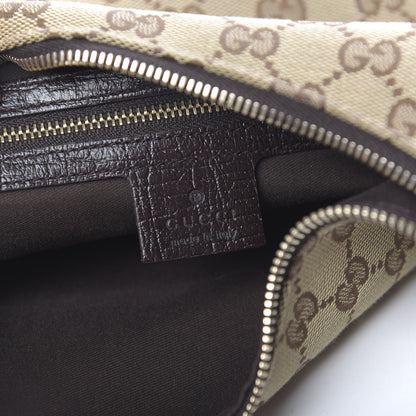 Gucci Monogram Medium Horsebit Chain Hobo Dark Brown 6 of 11