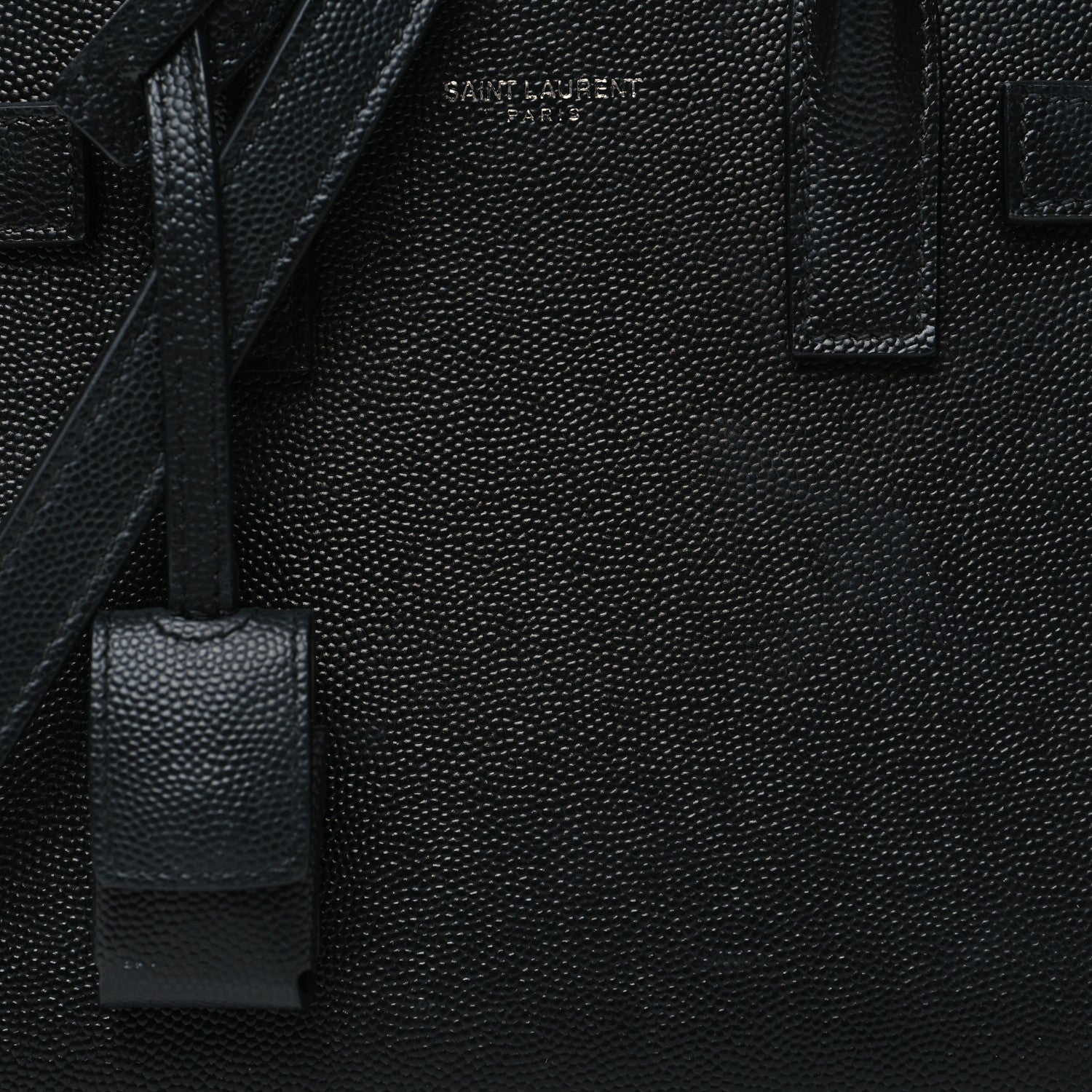 Saint Laurent Grain de Poudre Nano Sac De Jour Black 8 of 10