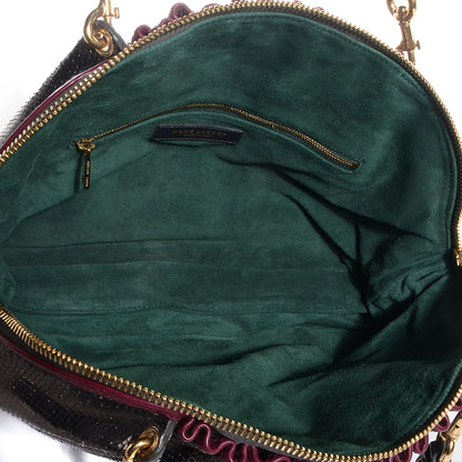Marc Jacobs Python Capra Satchel Anthracite 5 of 9