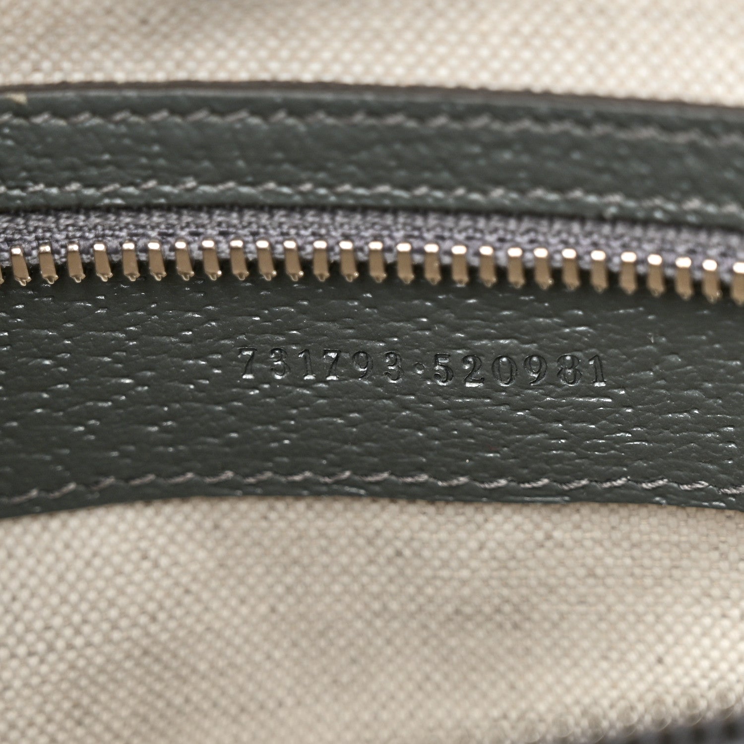 Gucci GG Supreme Monogram Textured Dollar Calfskin Medium Ophidia Tote Grey Black Graphite Grey 7 of 10